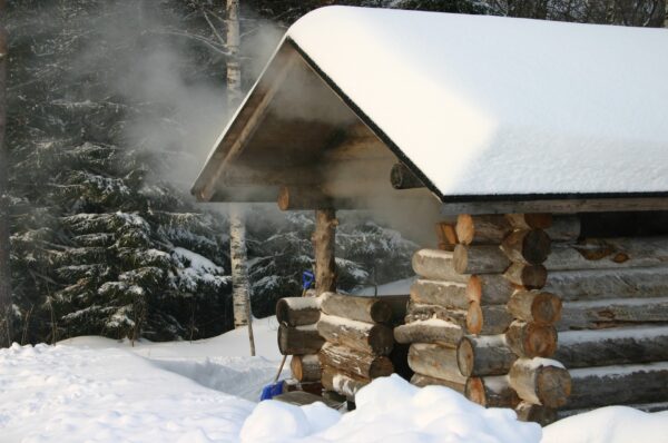 Sauna Stove: Use for Finish Island's Self-Sustaining Cabins